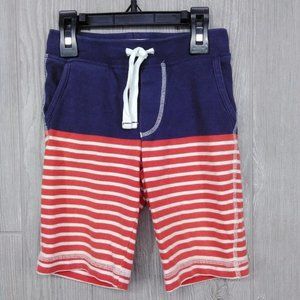Mini Boden Red Blue Stripe Shorts
